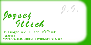 jozsef illich business card